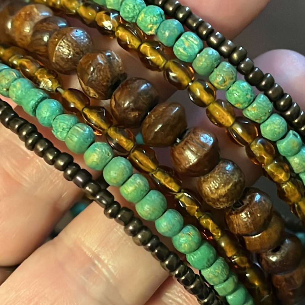 BOHO Beaded Wrap Bracelet!!! NWOT - Picture 5 of 5